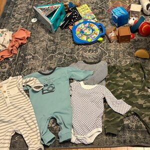 Baby Onesie & Short Set Bundle